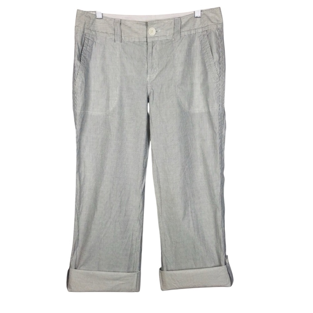 CALVIN KLEIN | Long Pin Stripped Gray Pants